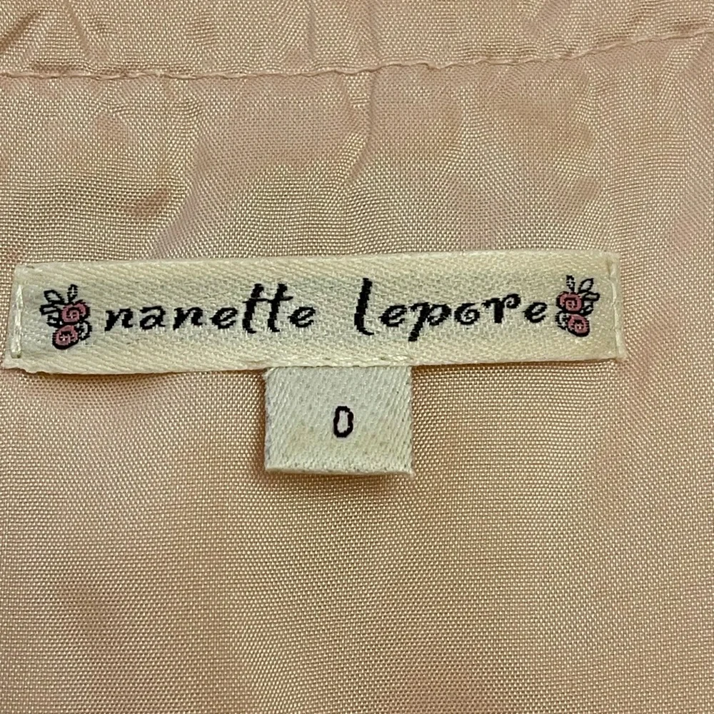 Nanette Lepore 100% Silk Satin blouse top. Looks stunning. - Picture 7 of 9